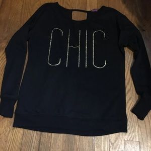 Material Girl Black Long Sleeve